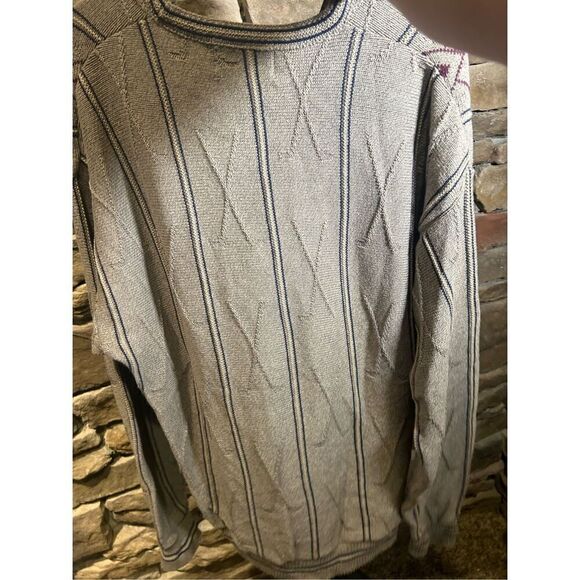 Vintage‎ Y2K camel golf sport Sweater V-Neck awesome brown ￼ - Picture 5 of 6